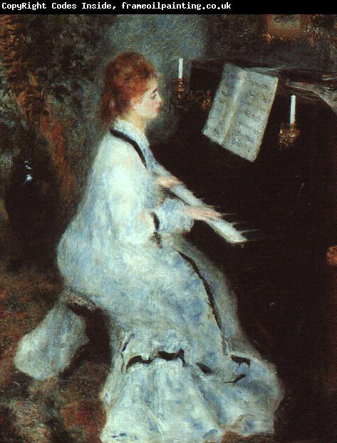 Pierre Renoir Lady at Piano